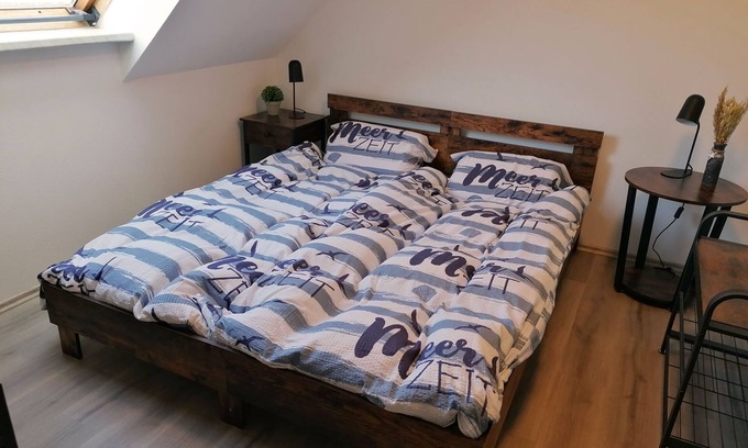 Ducherow Apartment | Double room Bugewitz small for 2 pers. with bath & WC - Pension Tweete Heimat