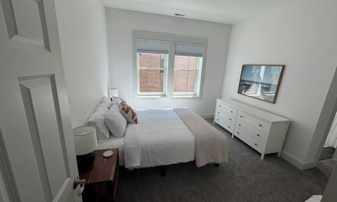 Charlevoix Apartment | Downtown Charlevoix Apartment on Bridge Street