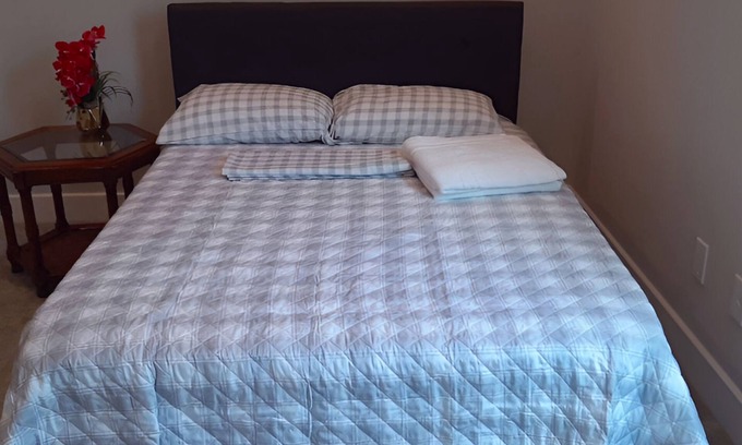 South Central Houston House | Downtown Houston: safe and secure private bedroom with attached bathroom