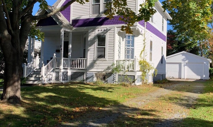 Mystic House | Downtown Mystic home with lawn on the River, ample parking, discounted long stay