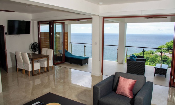 Marigot Bay Apartment | Dream Caribbean Sea View Luxurious Apartment, Marigot, Saint Lucia
