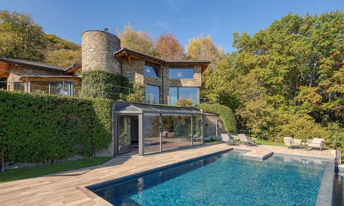 Carciano Villa | Dream villa with pool and spa & stunning lake views above Stresa! - Villa Petra