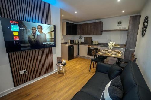 Sheffield Apartment | Dreamy escape 2BD apt sofa bed Kelham Hub