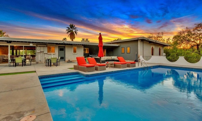 Tucson House | Dreamy Mid-Century Desert Oasis- Views for Days