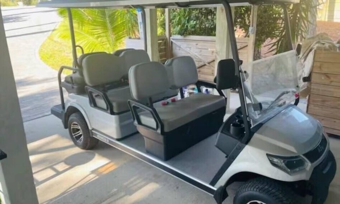 Dune Allen Beach House | Dune Retreat - New to Dune Allen Realty - 6 Seater Golf Cart