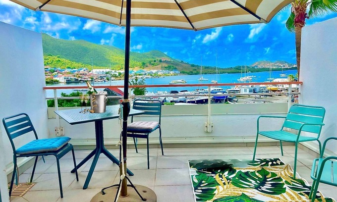 Marigot Apartment | Duplex Eden Lagoon and Pool View