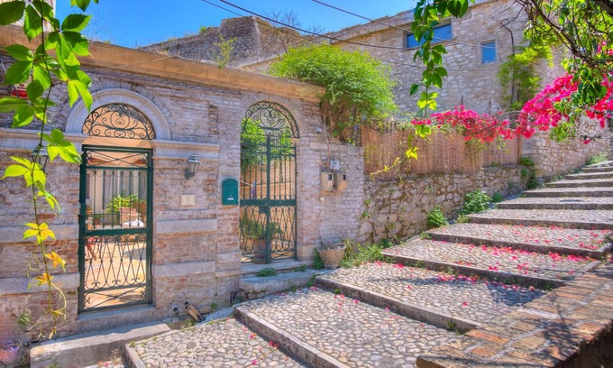 Old Town House | Durrells iconic srteet, stunning home with garden next to New Fortress Corfu