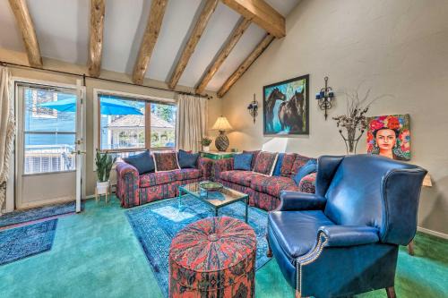Cloudcroft House | Eclectic Home with Deck 4 Miles to Ski Cloudcroft!
