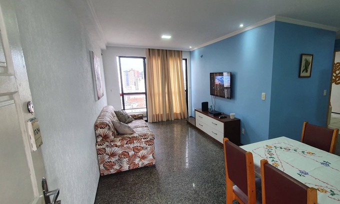 Praia de Iracema Apartment | Ed Dragao do Mar, two bedrooms, two full bathrooms, Praia de Iracema.