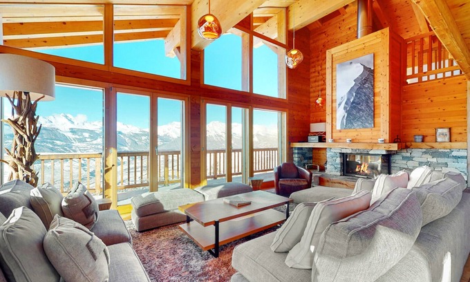 Veysonnaz Ski Chalet | Egg SAUNA & LUXURY chalet 16 pers