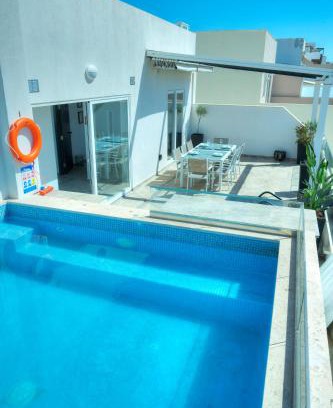 Tal-Ibrag Apartment | Elegant 2 bedrooms, large sun terrace, pool GCAT1-1