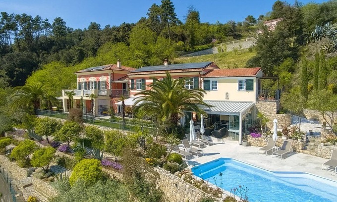 La Spezia Villa | Elegant La Spezia Villa Amaranta with Pool and Stunning Sea Views