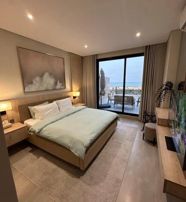 Dammam Apartment | Elegant rooftop apartment with two bedrooms and a spacious living room