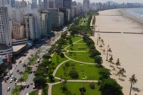 Boqueirao Apartment | Elegante apto com vista mar no Gonzaga