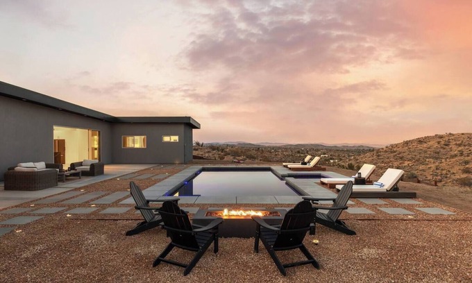 Yucca Valley House | Elevate: In-Ground Pool, Spa & Cold Plunge!