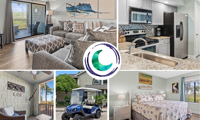 Sandestin Condo | "Emerald Moon" - 5* Host, Golf Cart, Booking Fall Break!