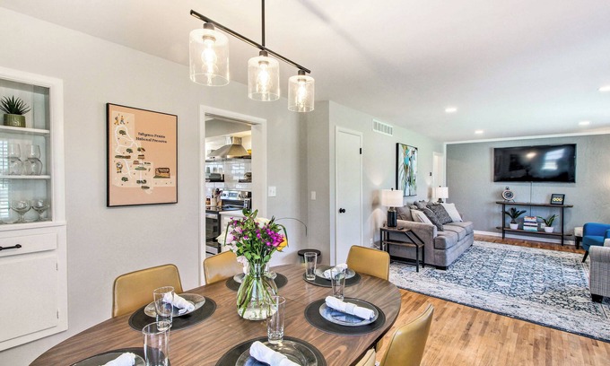 Emporia House | Emporia Family Home Near Downtown: Game Room!