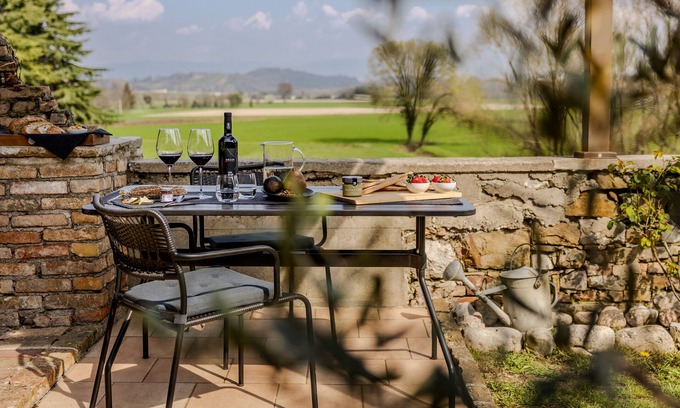 Poggio Terza Armata Apartment | Enchanting view from the walls of Leonardo da Vinci's castle.