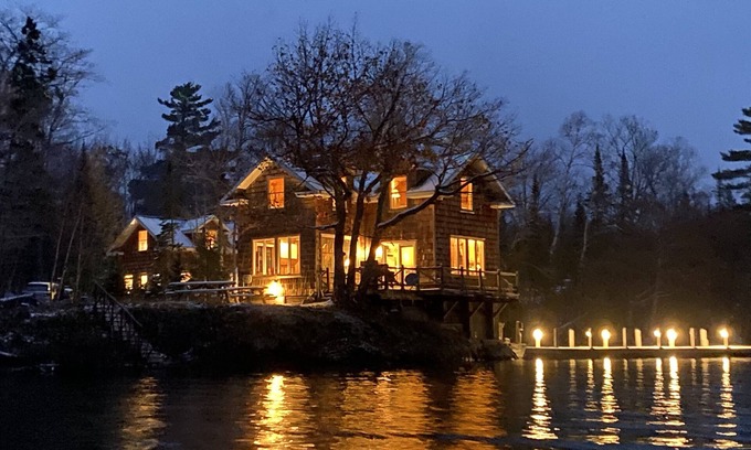 Mohawk Cabin | Enchanting Views from Unique Hand Crafted Waters Edge Cottage