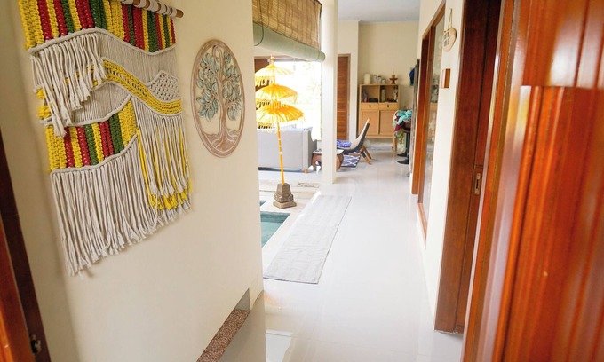 Blahbatuh Villa | Enchanting villa with AC in beautiful Bali With View of Rice Padi Terrace