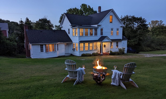 Lenox House | Enjoy comfortable elegance in this secluded grand home located in town