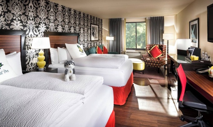 Lower Queen Anne Hotel | Ensemble 2 Queen Junior Suite - Staypineapple, The Maxwell Hotel, Seattle Center