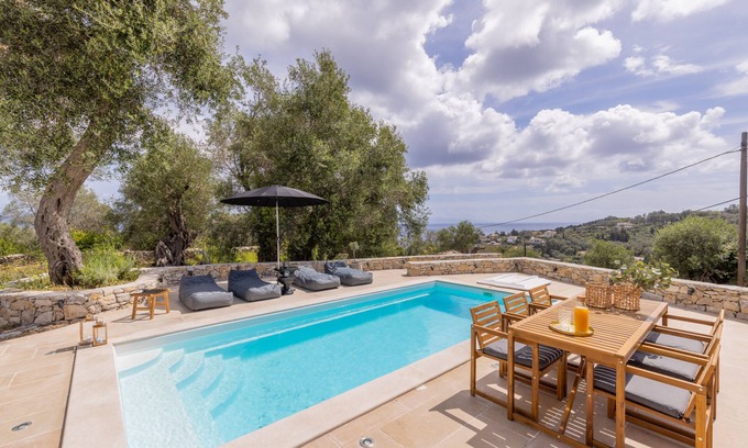 Longos Cottage | Entire Filitsa's Stonehouse in Paxos with pool