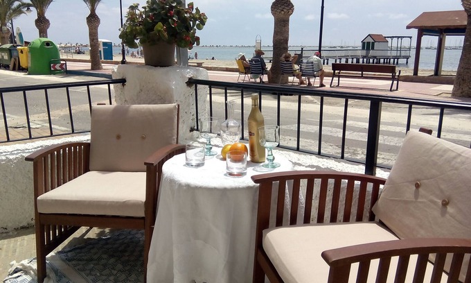 Molino del Chirrete Apartment | FIRST LINE MAR MENOR WITH WIFI, 2 BICYCLES, VERY LARGE