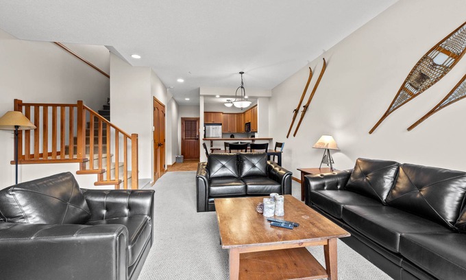 Sun Peaks House | Exceptional multi level 2 bedroom +den townhouse with easy access to nearby runs and lift