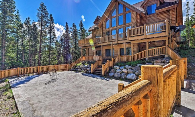 Fairplay House | Expansive Alma Cabin with Hot Tub and Mountain Views!
