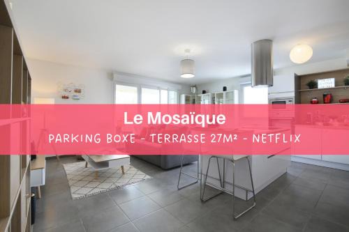 Fontaine Lestang-Bagatelle-Papus-Tabar-Bordelongue Apartment | expat renting - Le Mosaïque - Patte d'Oie - Parking