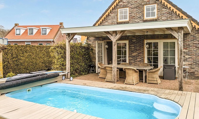 Tzummarum House | Experience a varied vacation in this comfortably furnished vacation home with private outdoor pool a