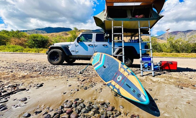 Paia Other | Explore Maui's diverse campgrounds and uncover the island's beauty from fresh perspectives every day as you journey with Aloha Glamp's great jeep equipped with a rooftop tent