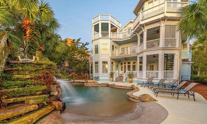 East Beach House | Fabulous Large Luxury Home with Pool and Multitude of Gathering Places! Handicap Friendly