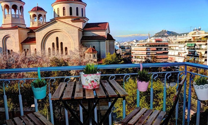 Pangrati Apartment | Fairytale view of Lycabettus