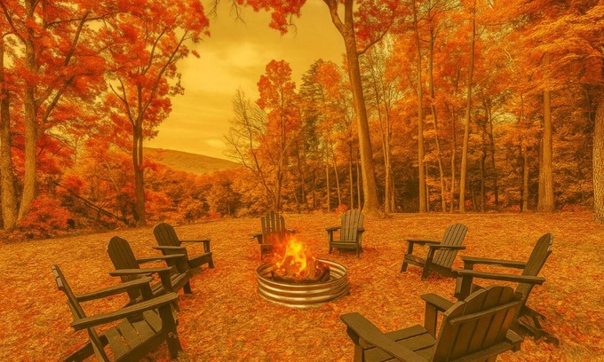 Berkeley Springs Cabin | 🍂Fall Gathering - Hot Tub, Sauna, Fire Pit, 2 Kings, Arcade & Deck – Cozy Cabin
