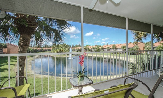 Naples Condo | Falling Waters-Largest Resort Style Swimming Pool in Naples! 5 miles to 5th St.
