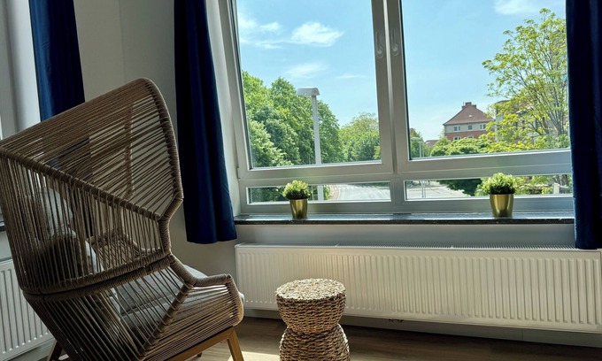 Emden Apartment | Familienfreundliches City Apartment mit Balkon