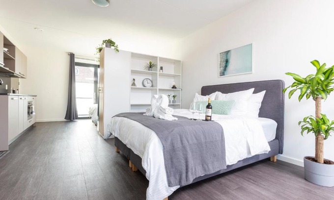 Delft Apartment | Family executive Studio with Balcony open Delft Utopia Flora 20F