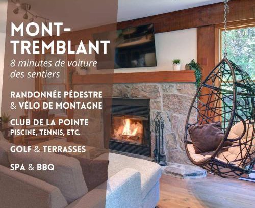 Lac Superieur Village Ski Chalet | Family friends lake access & hot tub