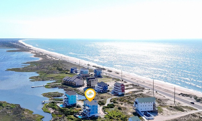 Hatteras House | Famous Landshark 6BR,Elevator, Oceanfront, Pool, Theater