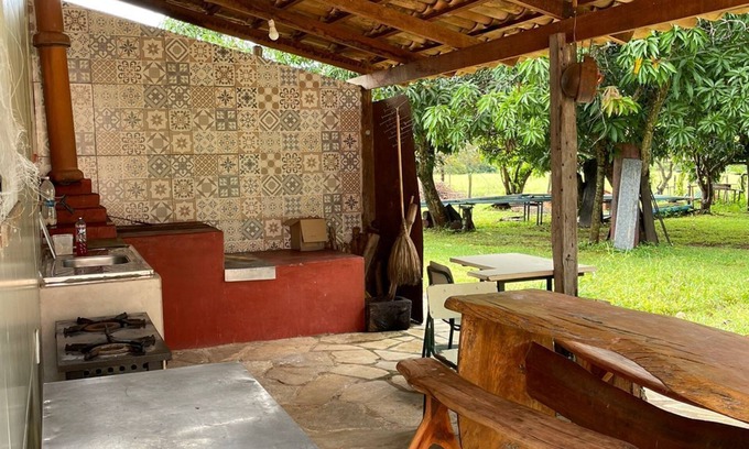 Pirenopolis House | Farm in Pirenópolis-GO, with large green area, leisure area, swimming pool, field.