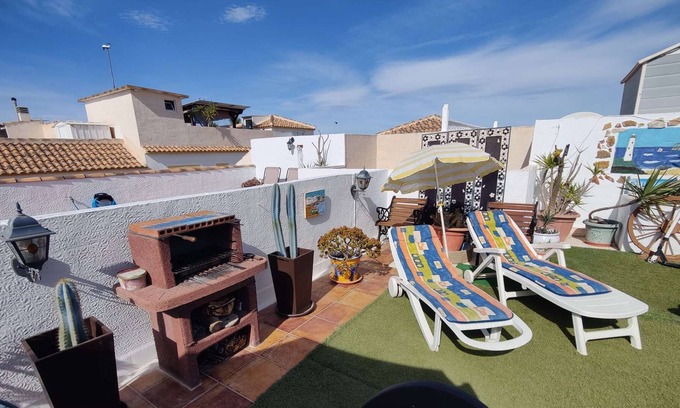 Monte Faro Apartment | Featured fantastic roof garden with stunning sea views