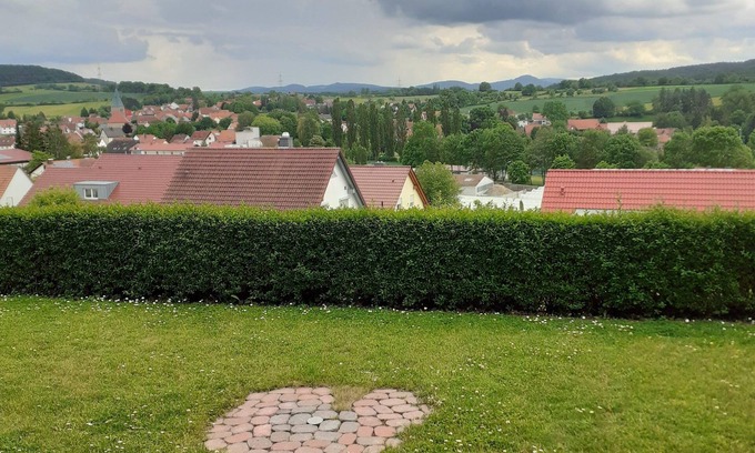 Huenfeld Apartment | FEWO in Hünfeld/Mackenzell View of the beautiful Rhön region