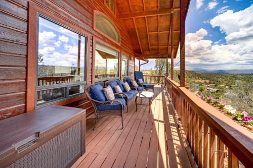 Payson House | Fire Pit and Views Falconcrest Cottage in Payson!