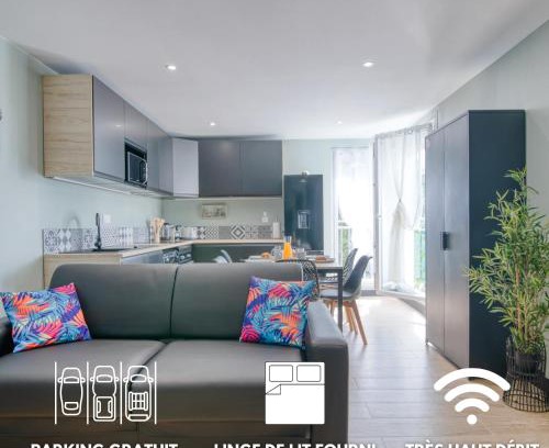 Bascule - Oratoire Apartment | First flight Colomiers - à 8 mn de l'aéroport- Proche Airbus - 6 voyageurs