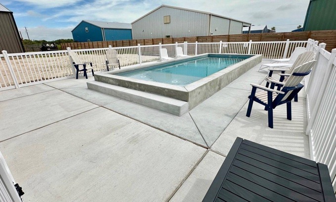 Port O Connor House | FISH STORIES POC Pool & Playscape