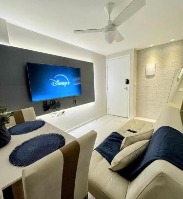 Loteamento Oceania II Apartment | Flat com 2 Qts próx a praia, shoppings, mercados, restaurantes e padarias