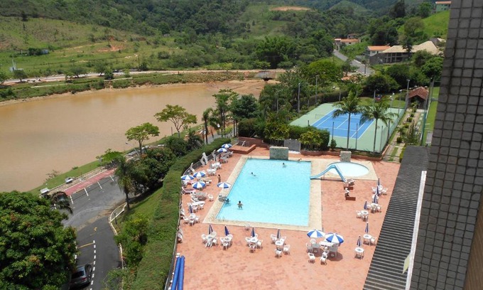 Aguas de Lindoia Apartment | Flat no Hotel Cavalinho Branco