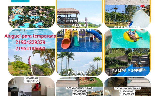 Volta Grande Resort | Flat Village,segurança,sossego,diversão Para Família ao Lado Doaldeia das Águas